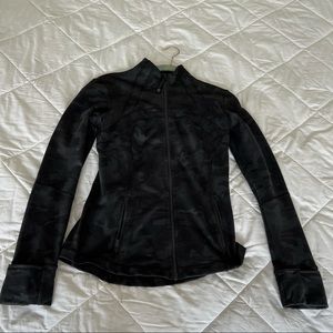 Lululemon luon define jacket - size 8 - black camo